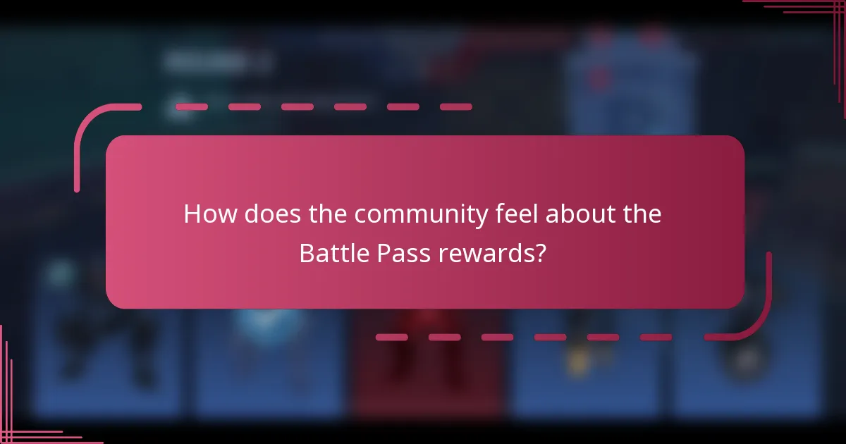 How does the community feel about the Battle Pass rewards?
